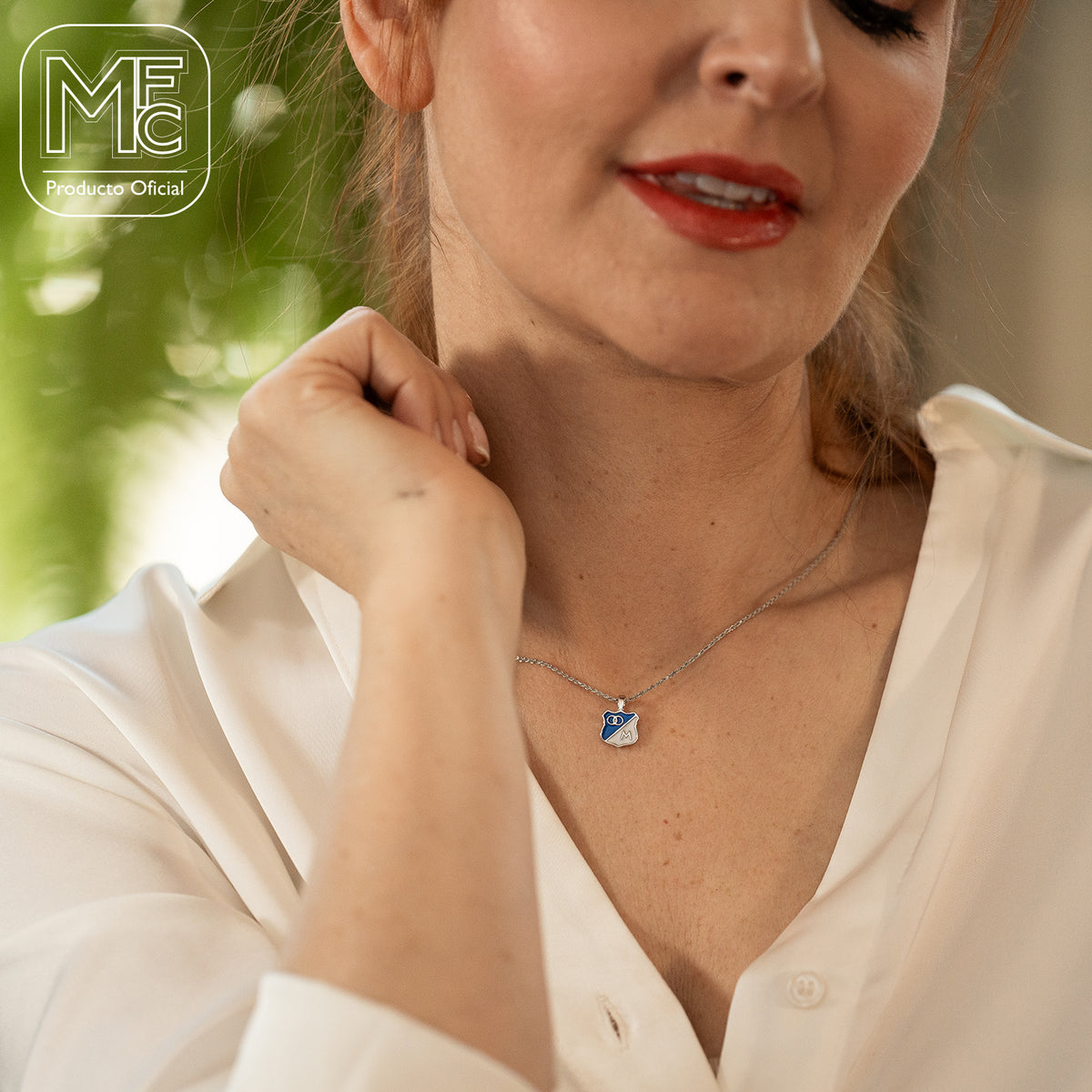 Collar Dama Escudo Mfc – Tienda Oficial Millonarios FC Internacional