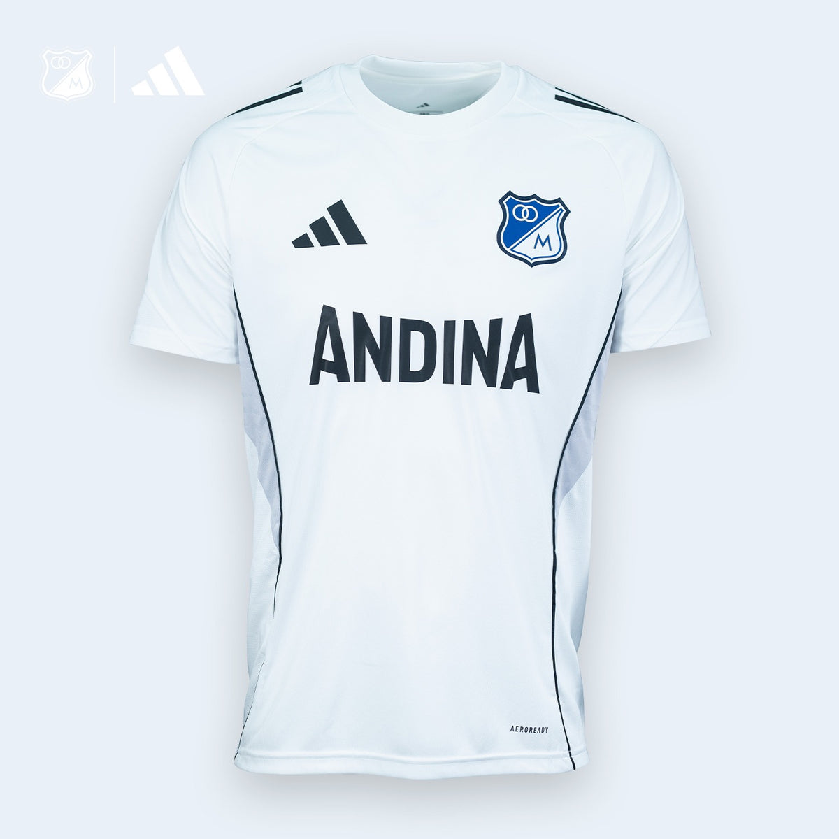 Camiseta Entreno MC Adidas 2025 – Tienda Oficial Millonarios FC