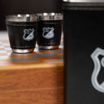 Set Licorera Ajedrez + Descorchador MFC