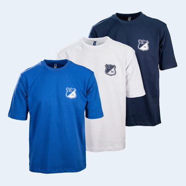 Camiseta Hombre Pack X3 + Tula MFC
